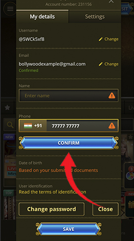 registration on Bollywood